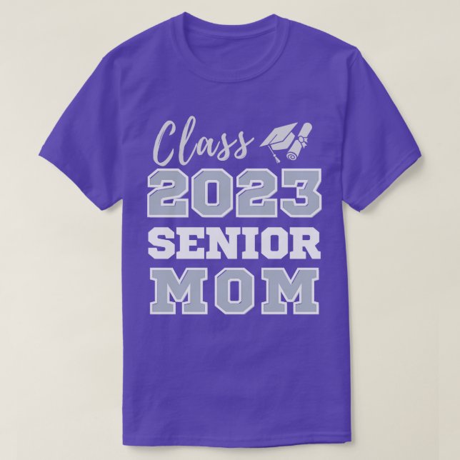 Class Of Senior 2023 Graduation Mum  T-Shirt (Design Front)