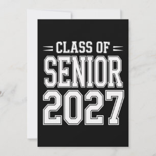 Class Of Senior 2027 Graduation Proud Graduate Announcement