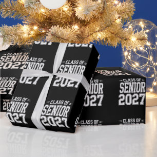 Class Of Senior 2027 Graduation Proud Graduate Wrapping Paper