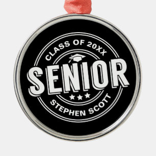 Class of Senior Graduate Personalised Graduation Metal Tree Decoration