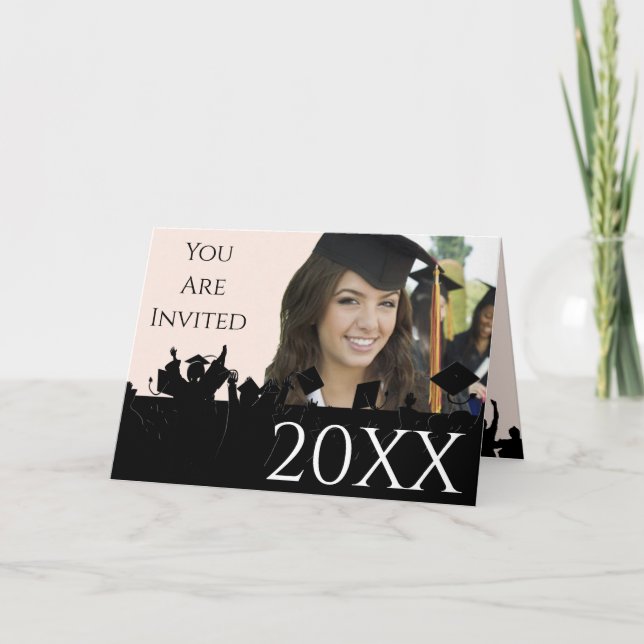 Class of  Senior Graduation Invitation Change Year (Front)