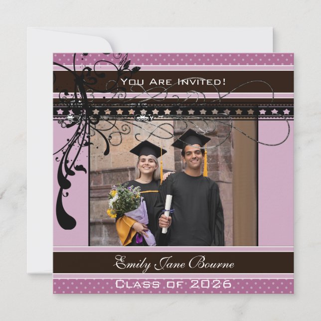 Class of Senior Graduation Invitation & Gifts (Front)