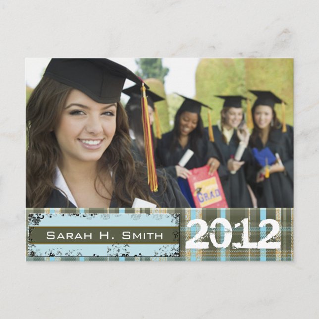 Class of  Senior Photo Graduation Invitations (Front)