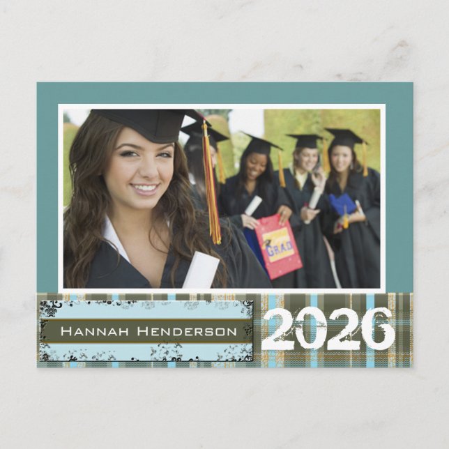 Class of  Senior Photo Graduation Invitations (Front)
