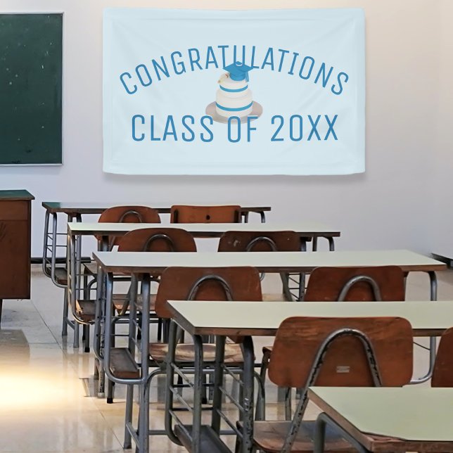 Class of Year Congratulations School Graduation Banner (Congratulation Graduates! Just add the year)