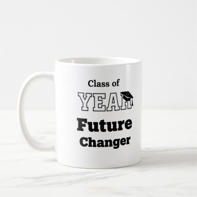Class of year Future Changer Graduation Tee - Bo Coffee Mug (Left)