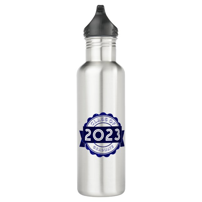 Class of YEAR Graduate, Full-Zip Logo Print 710 Ml Water Bottle (Right)