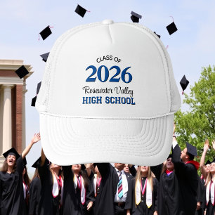 Class of YY Blue School Colors Trucker Hat