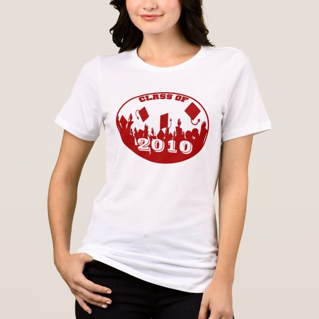 Class Reunion 2009 or change for current year Grad Tri-Blend Shirt (Front)
