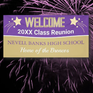 Class Reunion Decor! CUSTOM Reunion banner