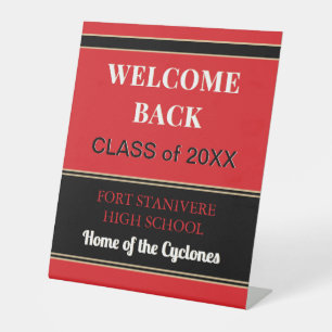 Class Reunion Decor! Custom Reunion  Pedestal Sign