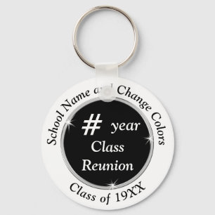 Class Reunion Gift Ideas Any YEAR and COLORS Key Ring