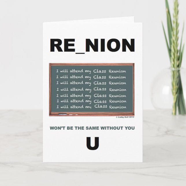 Class Reunion Invitation (Front)