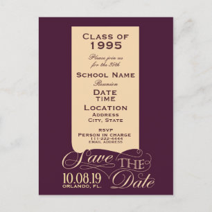 Class reunion invitation