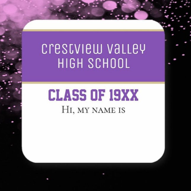 Class Reunion name stickers (Creator Uploaded)