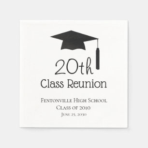 Class Reunion Personalised Party Napkins