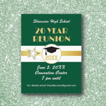 Class Reunion Postcard Invitation