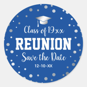 Class Reunion Save the Date Envelope Seal