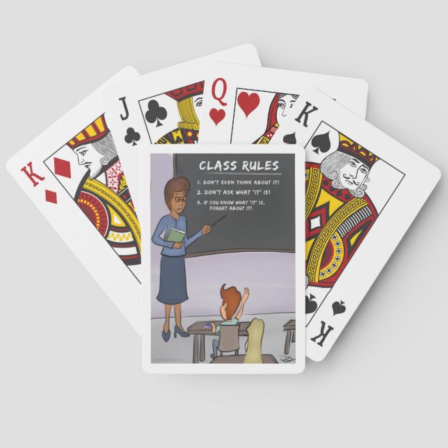 Class Rules Playing Cards (Back)