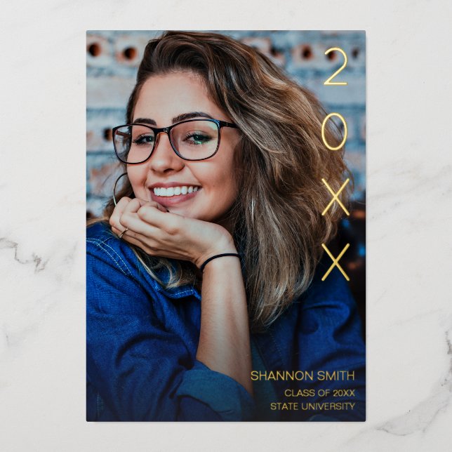 Class Year Foil Graduation Party (Front)