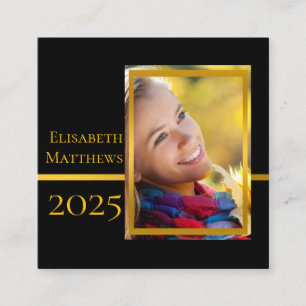 Class Year Graduation Insert Name Photo Cards