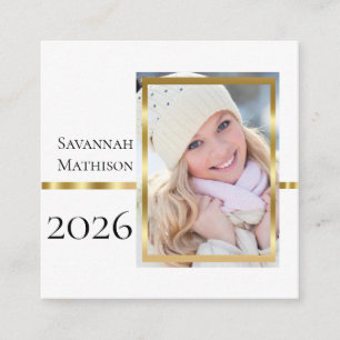 Class Year Graduation Insert Name   Photo Cards