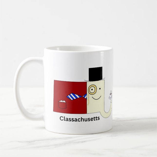 Classachusetts Massachusetts Mug (Left)