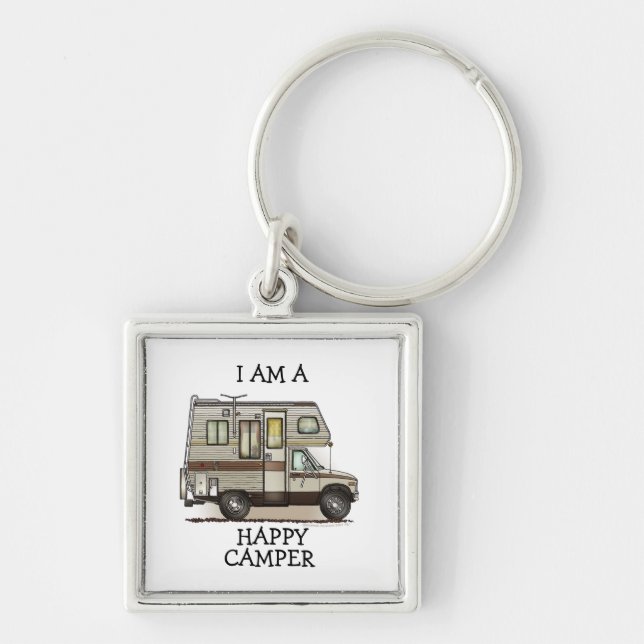 ClassC Camper RV Magnets Key Ring (Front)