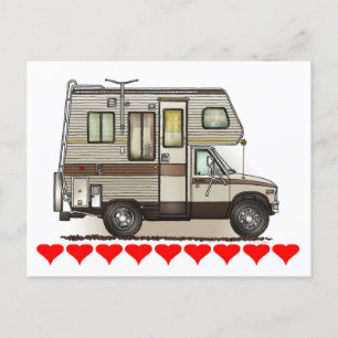 ClassC Camper RV Magnets Postcard