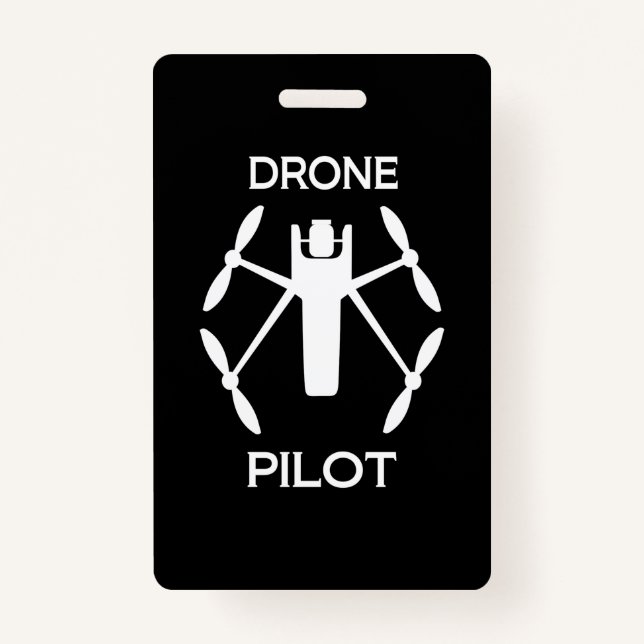 Classes Drone Pilot ID Badge (Front)