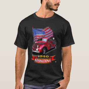 Classic1940 International fire truck with Old Glor T-Shirt