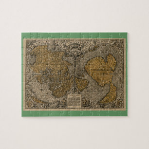 Classic 1531 Antique World Map by Oronce Fine Jigsaw Puzzle
