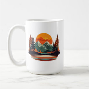 Classic 15 oz Mug - Serene Mountain Majesty