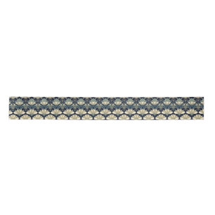 Classic 1920s Inspired Art Deco Fan Patterned Satin Ribbon