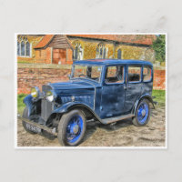 Classic 1932 vintage oldster antique hdr car
