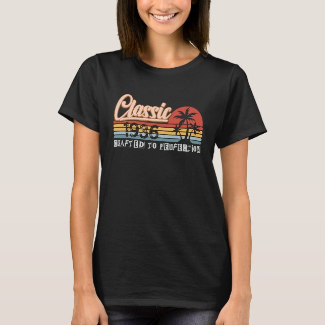 Classic 1936 Crafted To Perfection T-Shirt (Front)