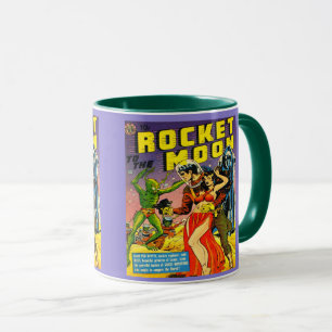 CLASSIC 1950's SCI FI COMICS ILLUSTRATION Mug