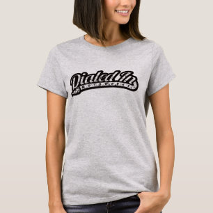 Classic 1950s Style Motorcyle Logo Design T-Shirt