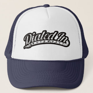 Classic 1950s Style Motorcyle Logo Design Trucker Hat