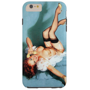 Classic 1950s Vintage Pin Up Girl-On The P Tough iPhone 6 Plus Case