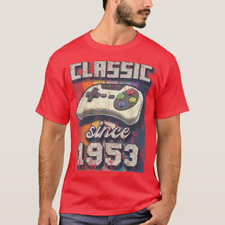 Classic 1953 69th Birthday Retro Video Game Contro T-Shirt