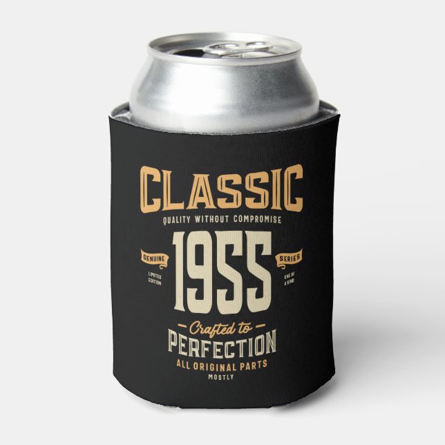 Classic 1955 68th Birthday Can Cooler (Can Front)