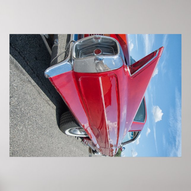 classic 1962 Cadillac hot rod Poster (Front)