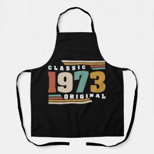 Classic 1973 Original 49th Birthday 49 Year Old Apron