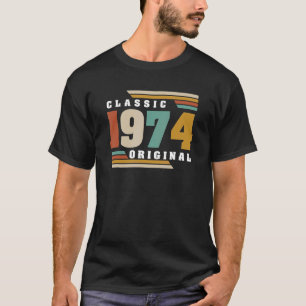 Classic 1974 Original 48th Birthday Vintage 48 Yea T-Shirt