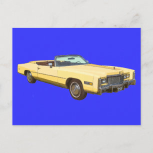Classic 1975 Cadillac Eldorado Convertible Postcard