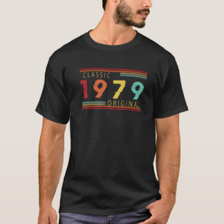 Classic 1979 Original Vintage Birthday Born Est 19 T-Shirt