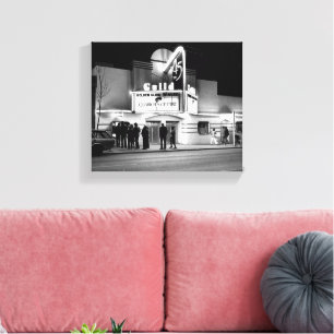 Classic 1980's Movie Theatre Canvas Print