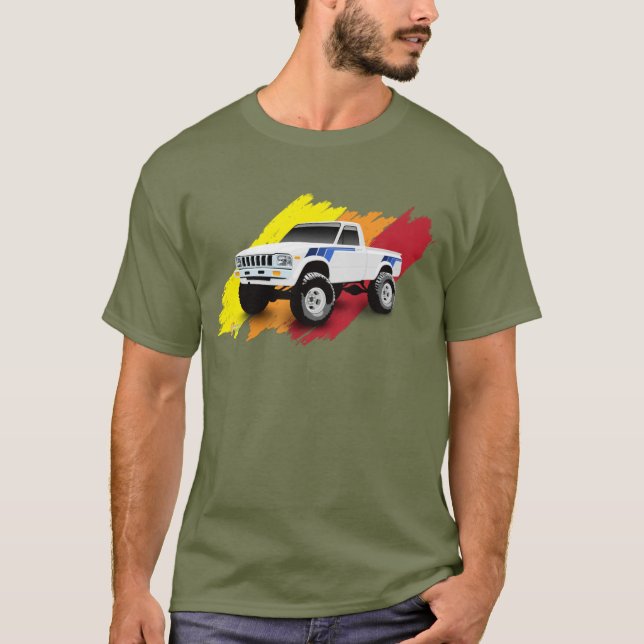 Classic 1983 Pickup Truck Hilux 4wd T-Shirt (Front)