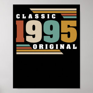 Classic 1995 Original 27th Birthday 27 Year Old Poster